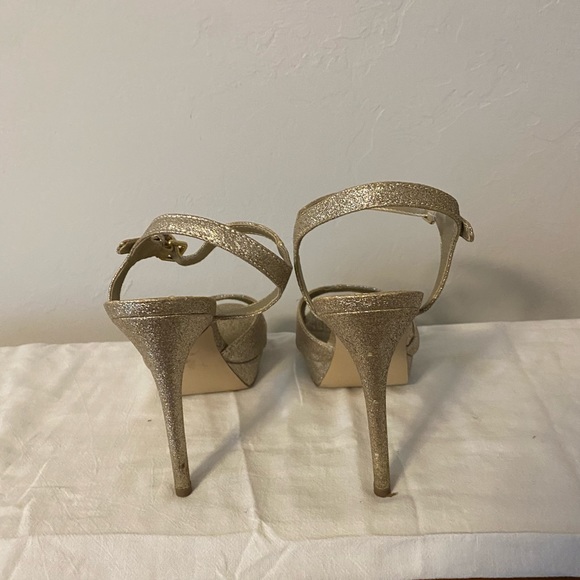 Guess Gold Glitter Heels - Picture 3 of 5